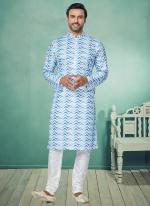 Dhupion Silk Multi Color Festival Wear Printed Readymade Kurta Pajama